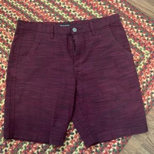 Burgundy shorts